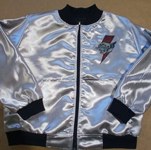 Load image into Gallery viewer, Live Fast Die Last girls satin bomber
