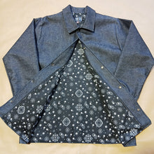 Load image into Gallery viewer, Denim Yard Coat -BANDANA  liner