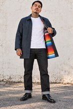 Load image into Gallery viewer, Raw Denim Yard Coat multi mexican regular collar