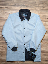 Load image into Gallery viewer, lt gray with black regular collar clicker