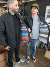 Load image into Gallery viewer, Yard Coat rib collar and cuff with brown mex liner