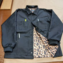 Load image into Gallery viewer, Chore coat - leopard liner
