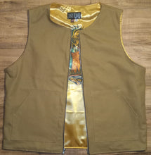Load image into Gallery viewer, VEST - tan gold guadalupe
