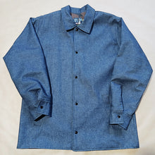 Load image into Gallery viewer, Raw Denim Yard Coat - CAMO  liner
