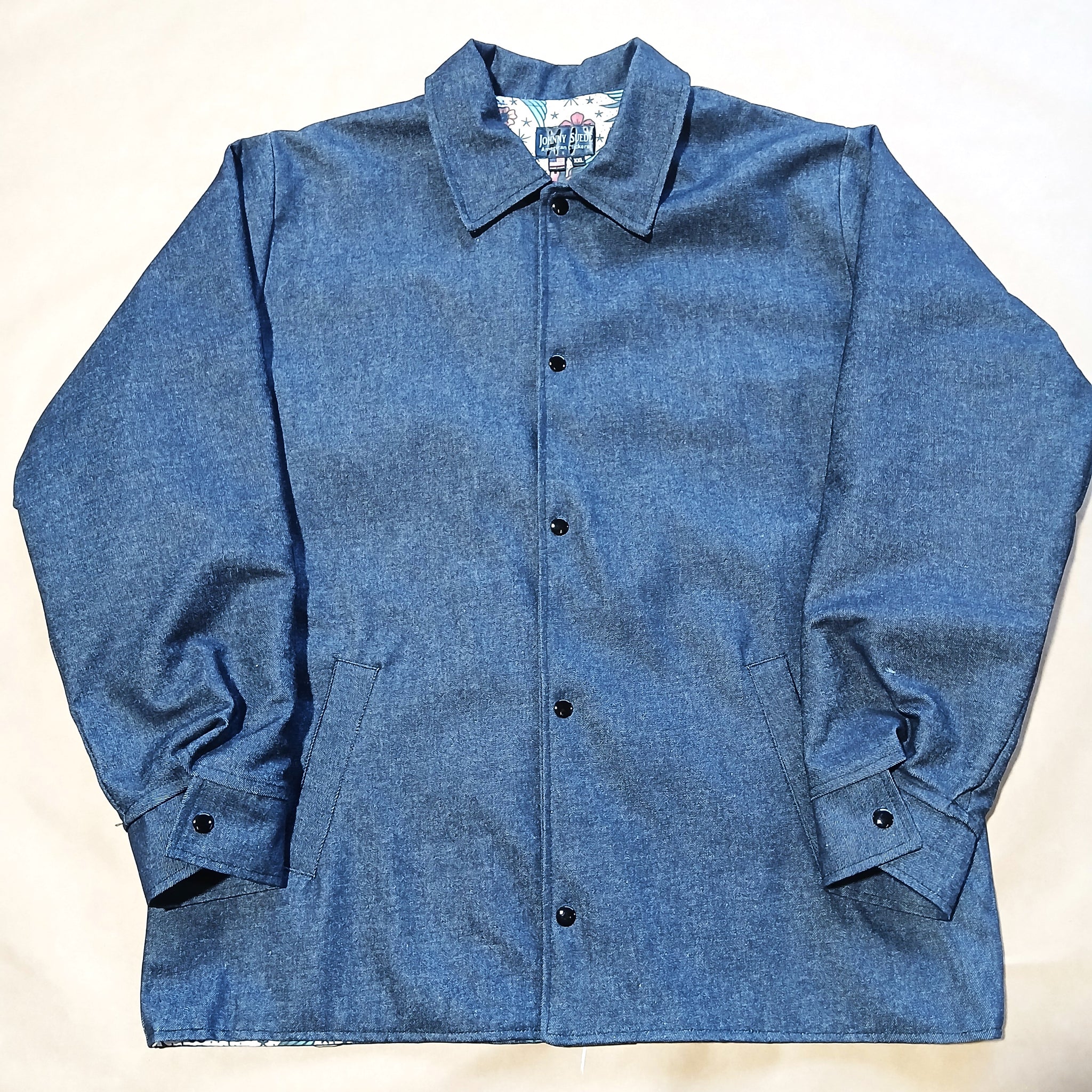 メンズ ゴートスエード 総裏 カバーオール denim YARD COATS – johnny suede customs