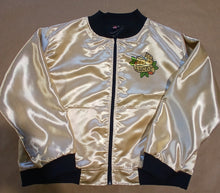 Load image into Gallery viewer, Panther Tattoo girls satin bomber
