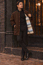Load image into Gallery viewer, Rib collar brown with brown mex clicker
