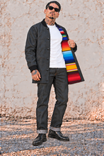 Load image into Gallery viewer, Yard coat with multi mex liner rib collar and cuff
